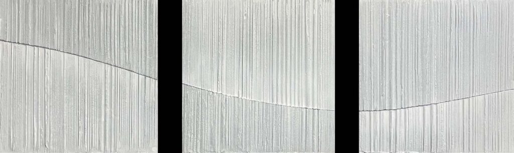 The Ups and Downs original triptych art piece