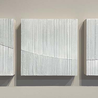 The Ups and Downs original triptych art piece