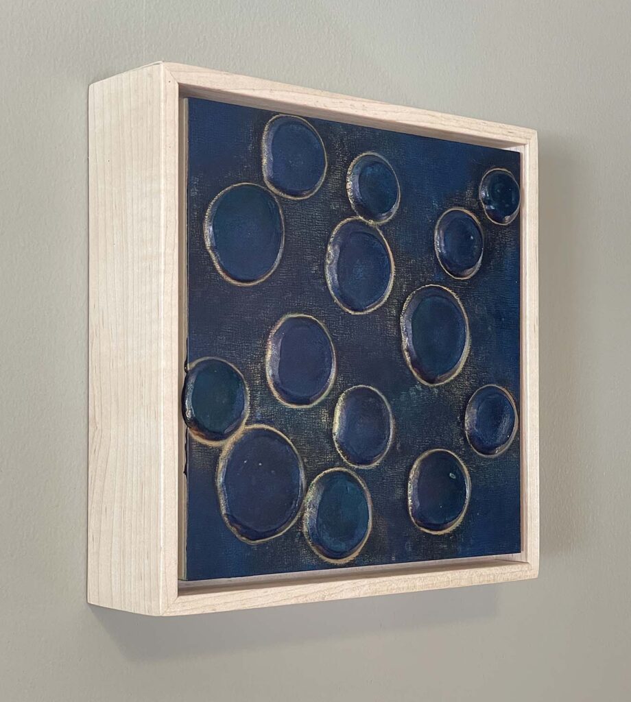 Unsurety No. 1 abstract polka dot plaster painting