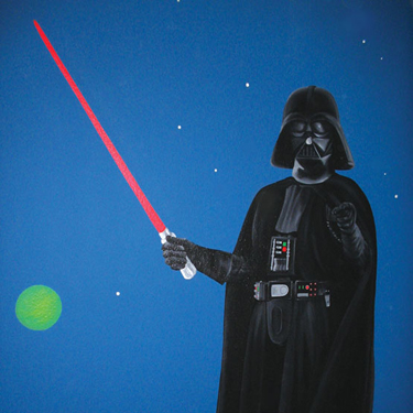 Darth Vader Star Wars Mural