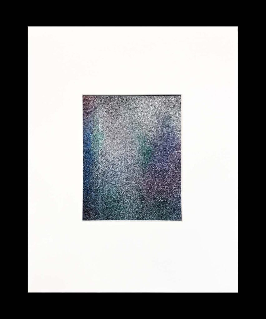 What Are You Waiting For? matted glass bead painting jewel tones