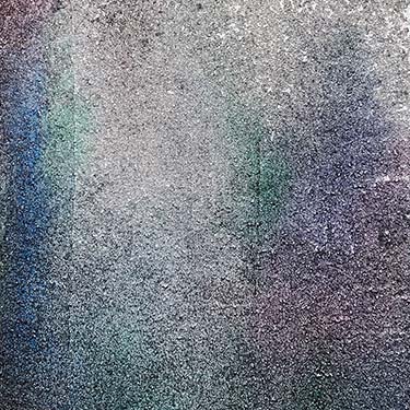 What Are You Waiting For? matted glass bead painting jewel tones