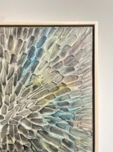 When the Stars Align Two modern abstract mum frame art piece