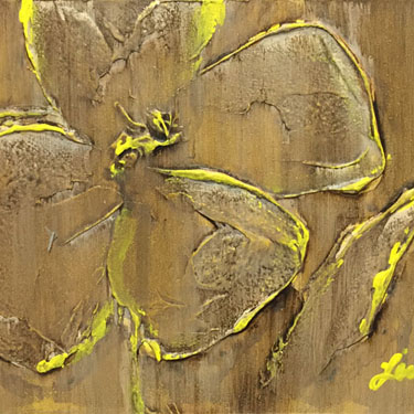 Yellow and Yummy matted painting